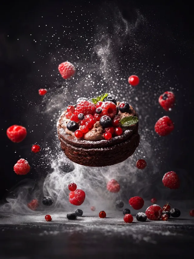 The same food shot restyled by The AI Look