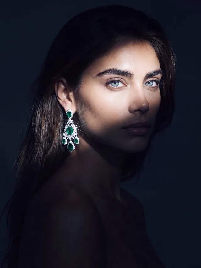 The same jewelry shot restyled by The AI Look